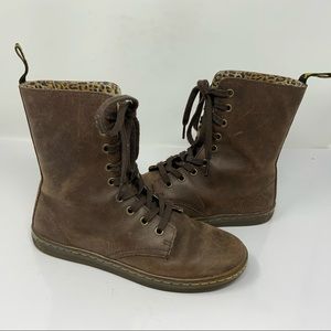 Dr. Martens Stratford. Leopard Print Boot. Size 7.